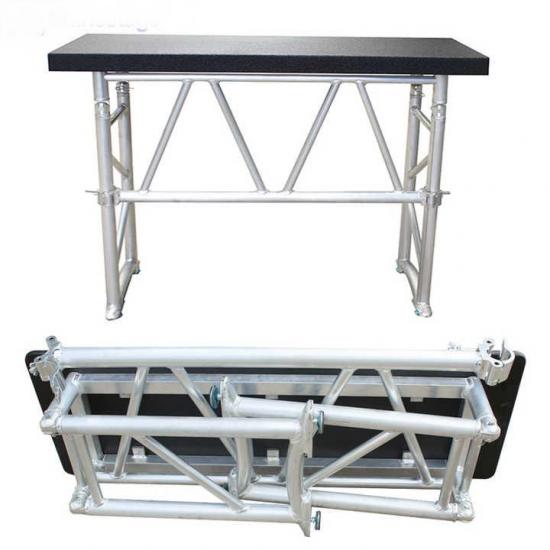 Portable Aluminum DJ Console Table for Concert Events